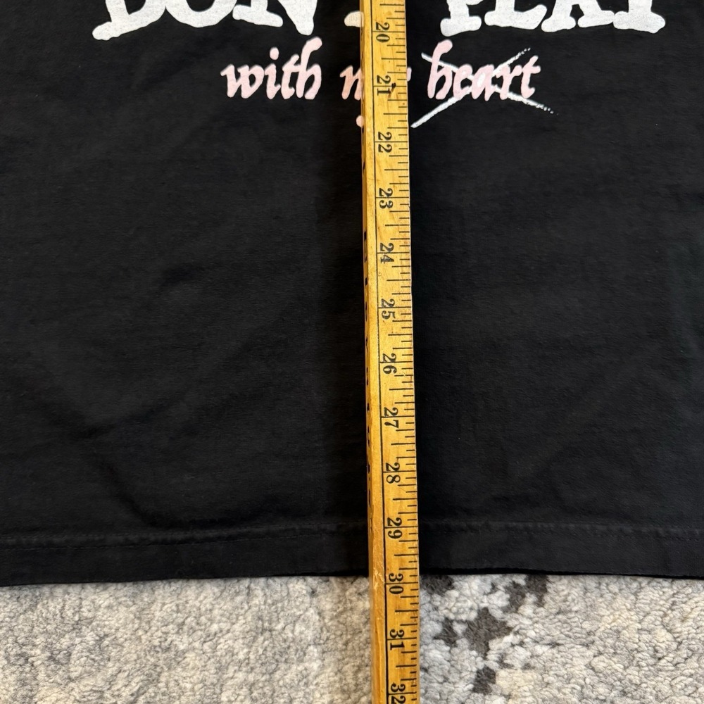 Made Hoops "Don't Play With My Heart" Basketball T-Shirt Black Size XL - Picture 6 of 6